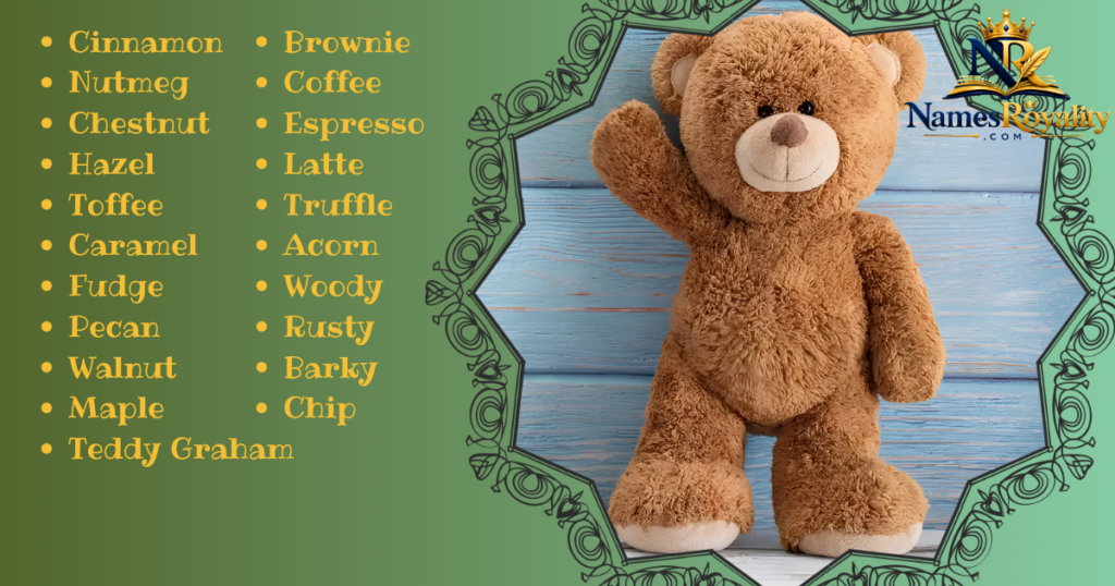 Brown Teddy Bear Names
