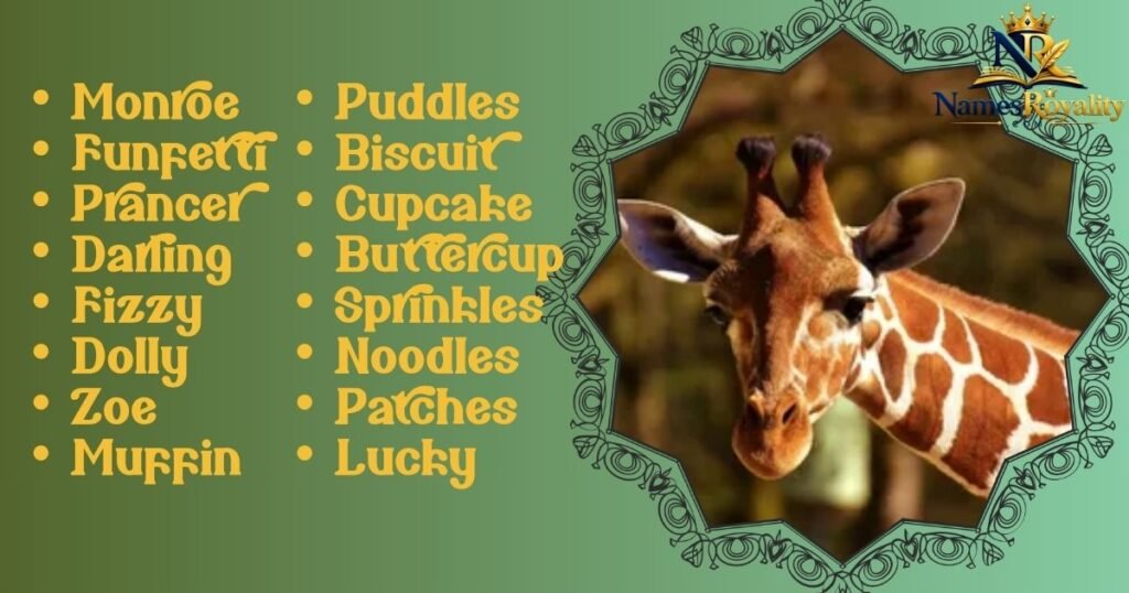 Cute Giraffe Names