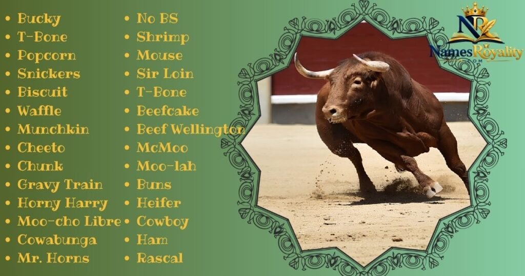 Funny Bull Names