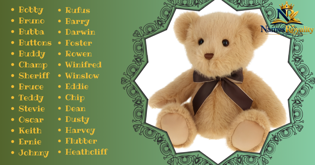 Male Teddy Bear Names