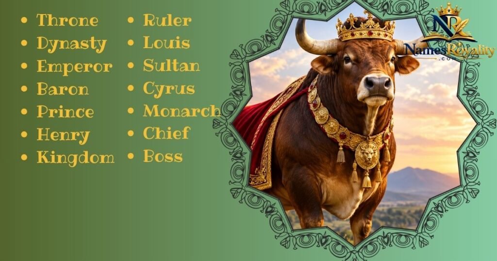 Royal Bull Names